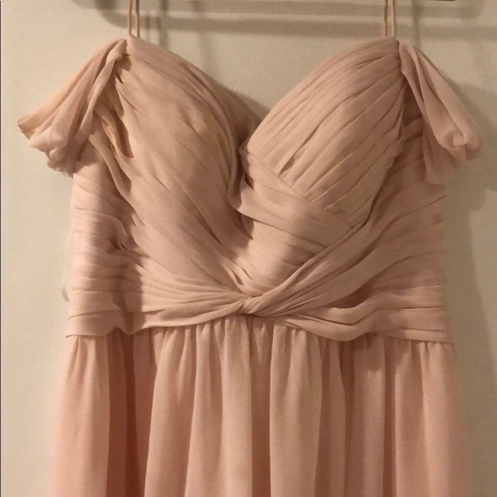 D’Zage Floor Length Gown - Blush Pink